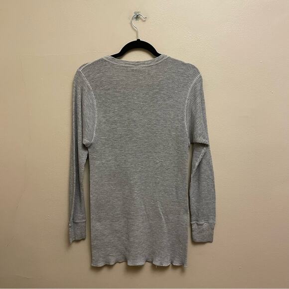 Vintage XL Northwest Territory gray Henley long sleeve t-shirt classic - Picture 5 of 7